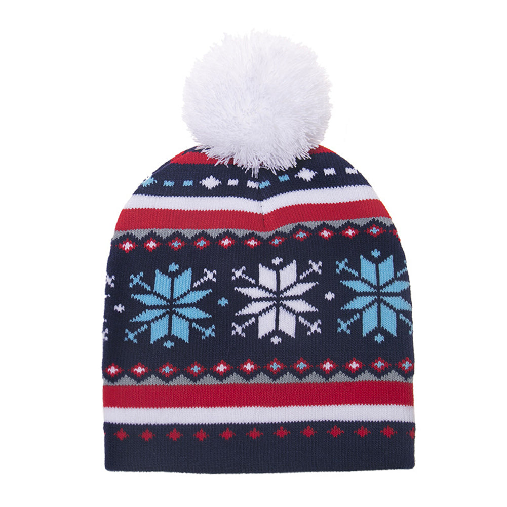 YESFASHION 100% Acrylic Christmas Hat Cute Kids Knitted Woolen Hat