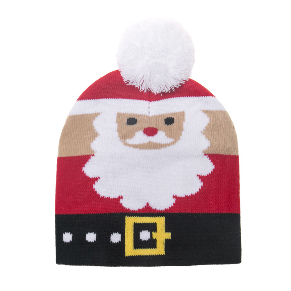YESFASHION 100% Acrylic Christmas Hat Cute Kids Knitted Woolen Hat