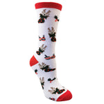 YESFASHION Christmas Socks Personality Mid Tube Socks