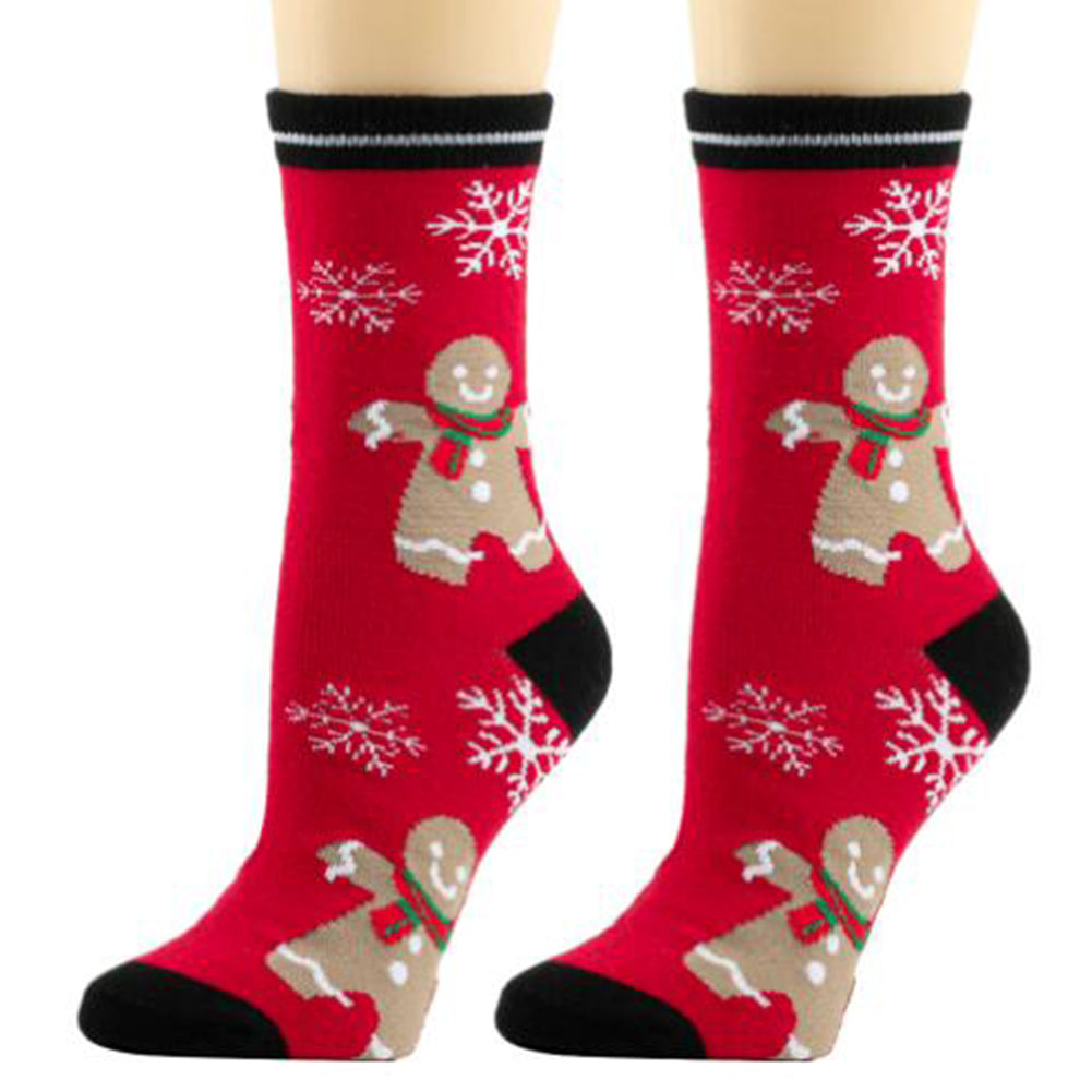 YESFASHION Christmas Socks Personality Mid Tube Socks