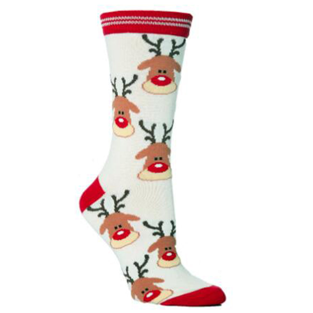 YESFASHION Christmas Socks Personality Mid Tube Socks