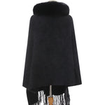 YESFASHION Fall Winter Warm Long Sleeve Knit Cape