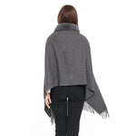 YESFASHION Spot Imitation Cashmere Shawl Thickened Dress