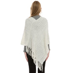 YESFASHION Faux Cashmere Thermal Plus Size Ladies Cape Shawl