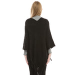 YESFASHION Faux Cashmere Thermal Plus Size Ladies Cape Shawl