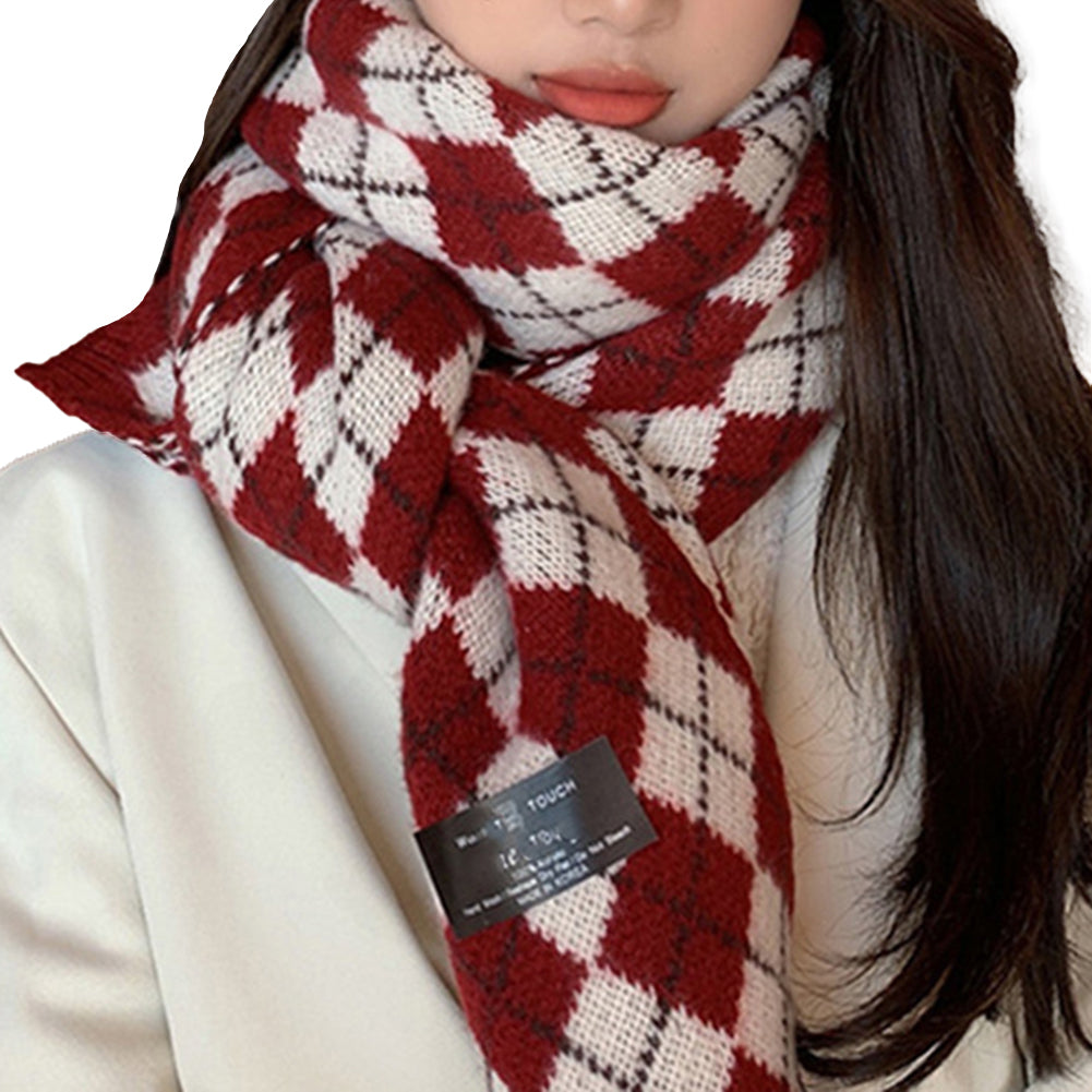 YESFASHION Ladies Winter Warm Christmas New Year Scarf