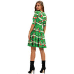 YESFASHION Christmas Clothing Cross-border Digital Women Dress