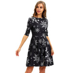 YESFASHION Christmas Clothing Cross-border Digital Women Dress