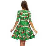 YESFASHION Christmas Clothing Cross-border Digital Women Dress