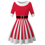 YESFASHION Christmas Clothing Cross-border Digital Women Dress