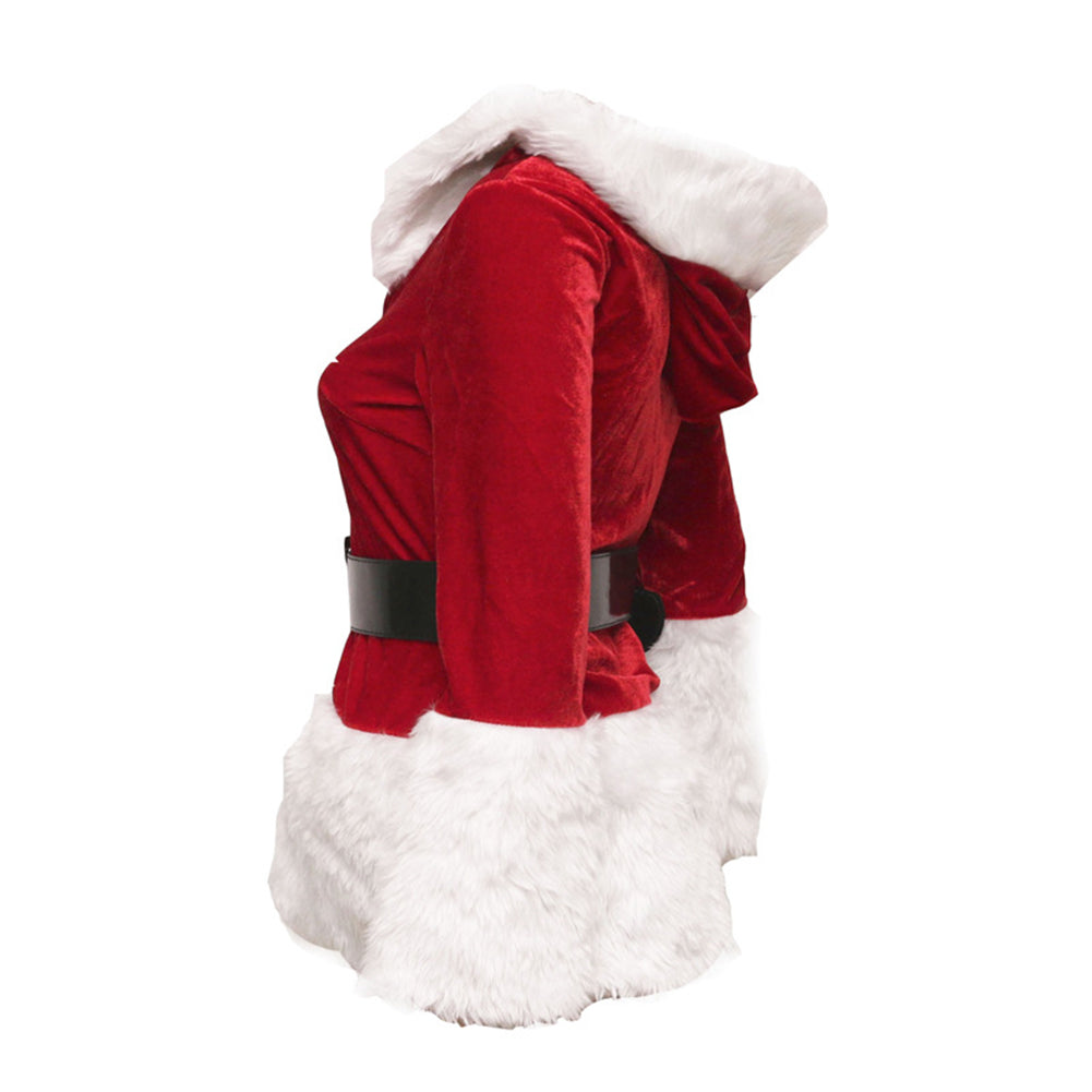 YESFASHION Autumn And Winter Cos Christmas Strap Show Skirt