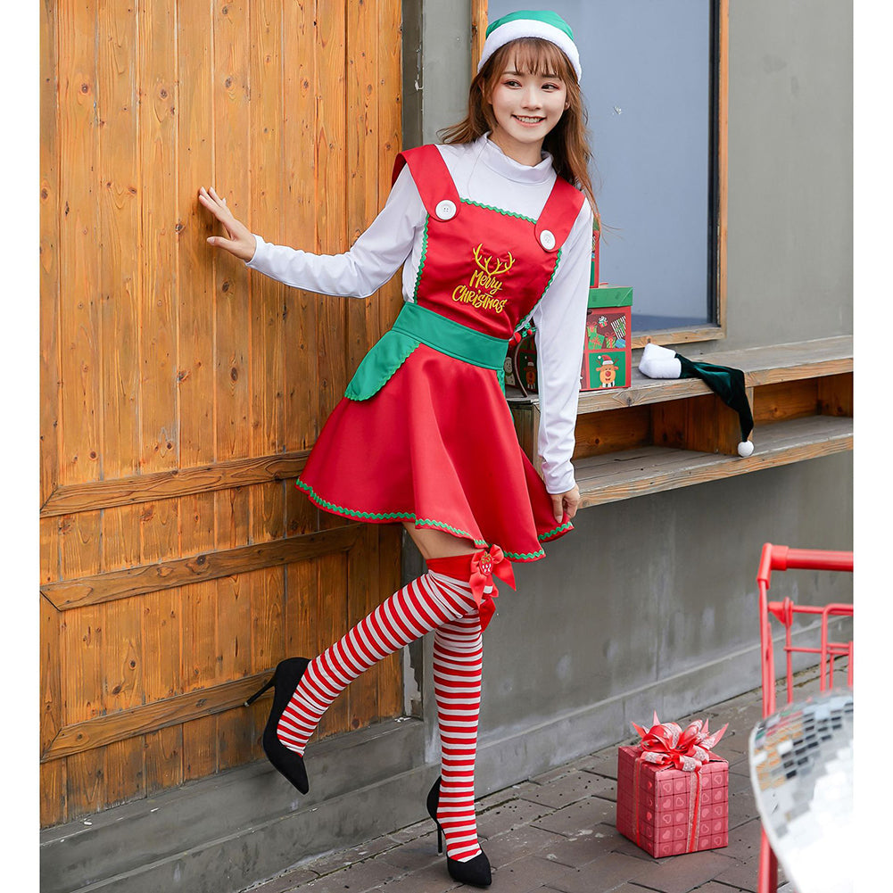 YESFASHION Sexy Christmas Costume Japanese Sweet Santa Claus Costume