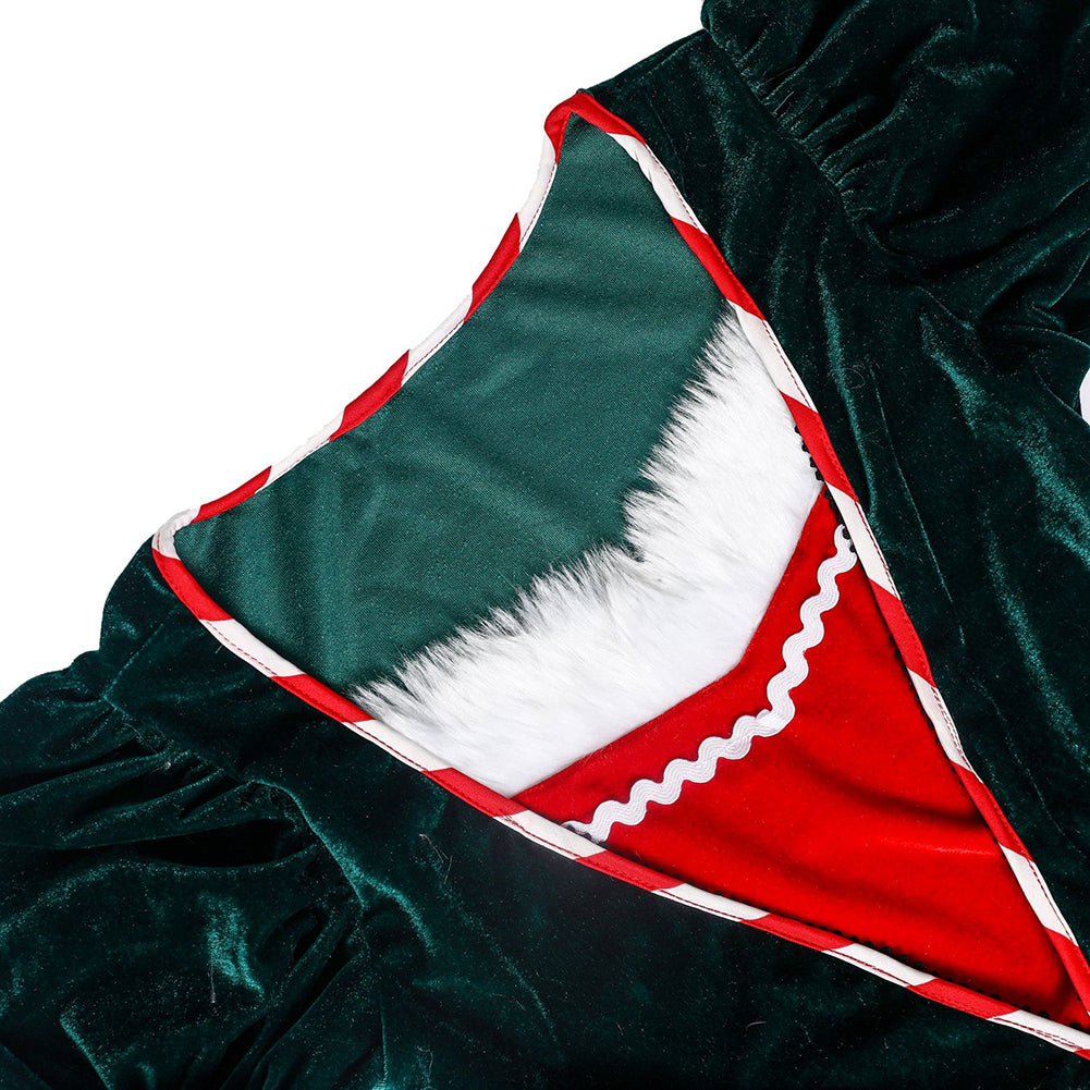 YESFASHION One Piece Christmas Costume Stage Performance Christmas Costume
