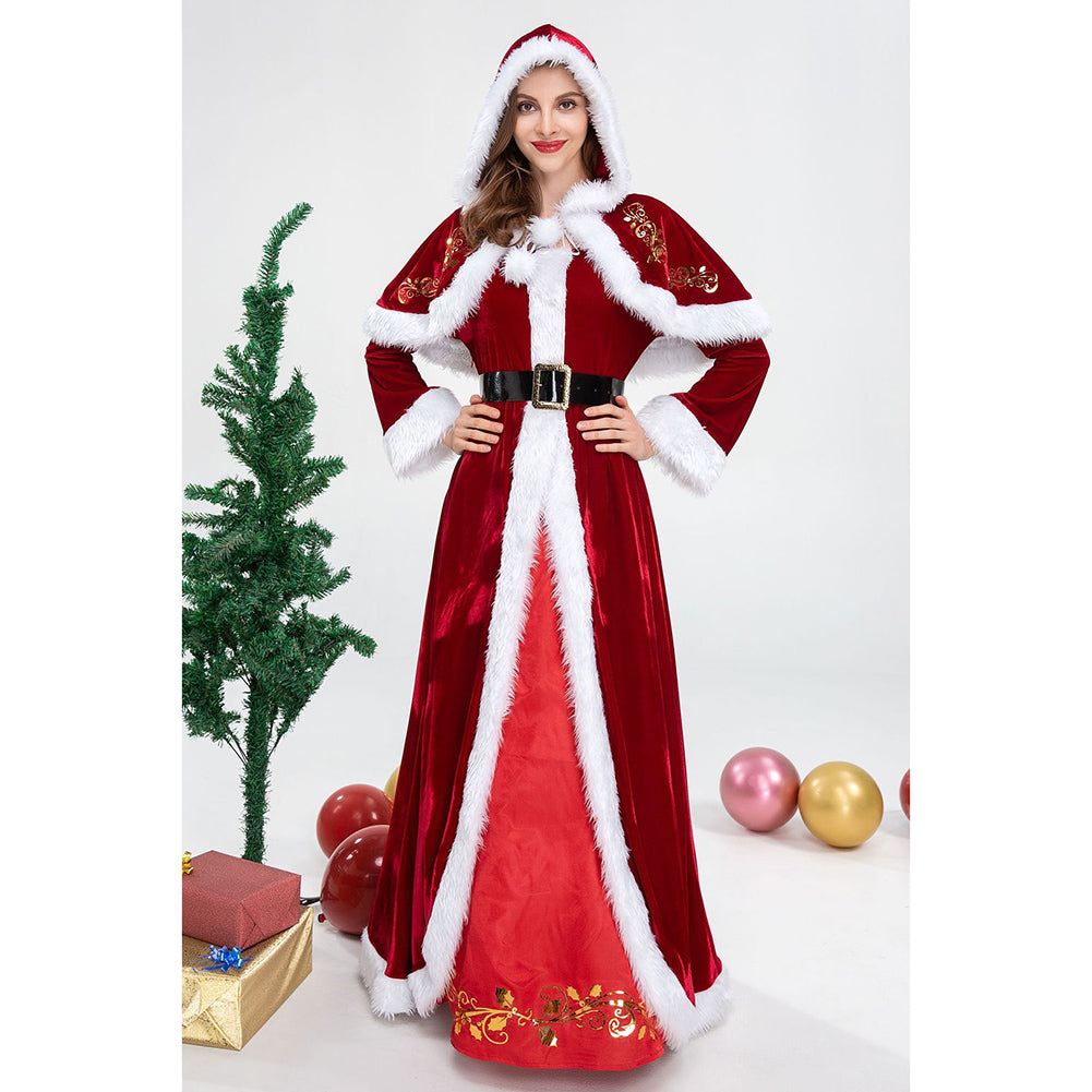 YESFASHION Christmas Dress Plus Size Dress