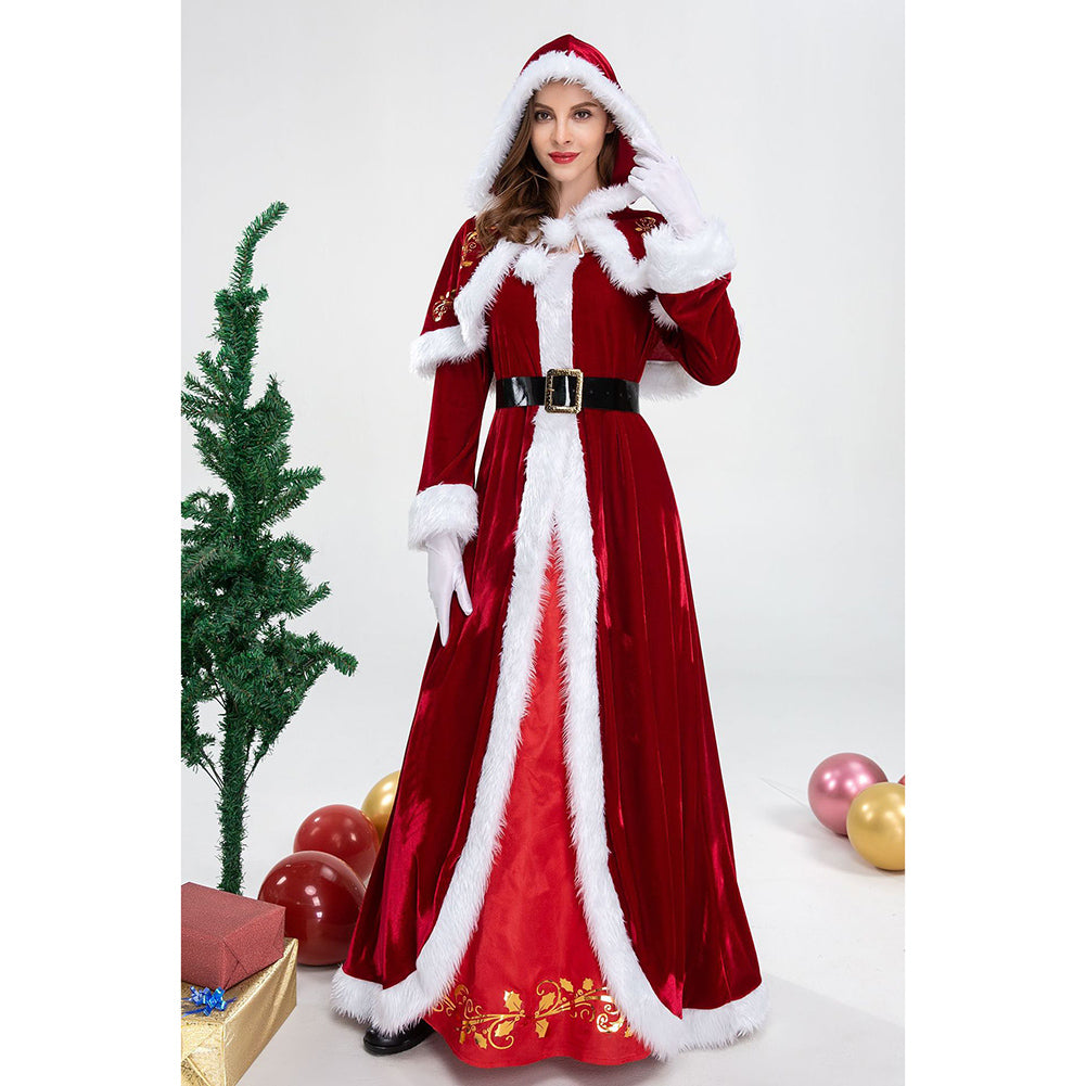 YESFASHION Christmas Dress Plus Size Dress