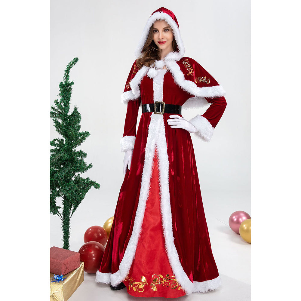 YESFASHION Christmas Dress Plus Size Dress
