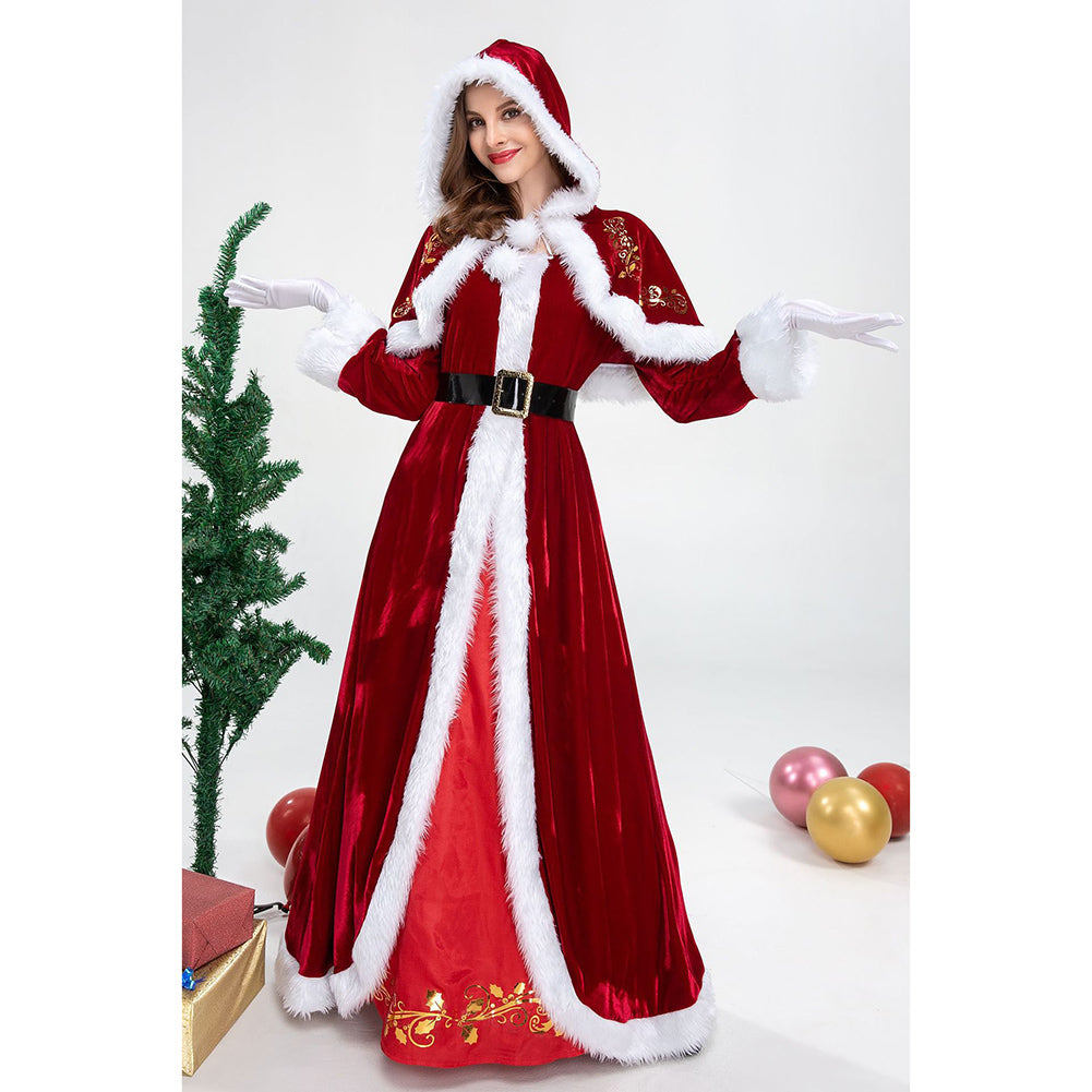 YESFASHION Christmas Dress Plus Size Dress