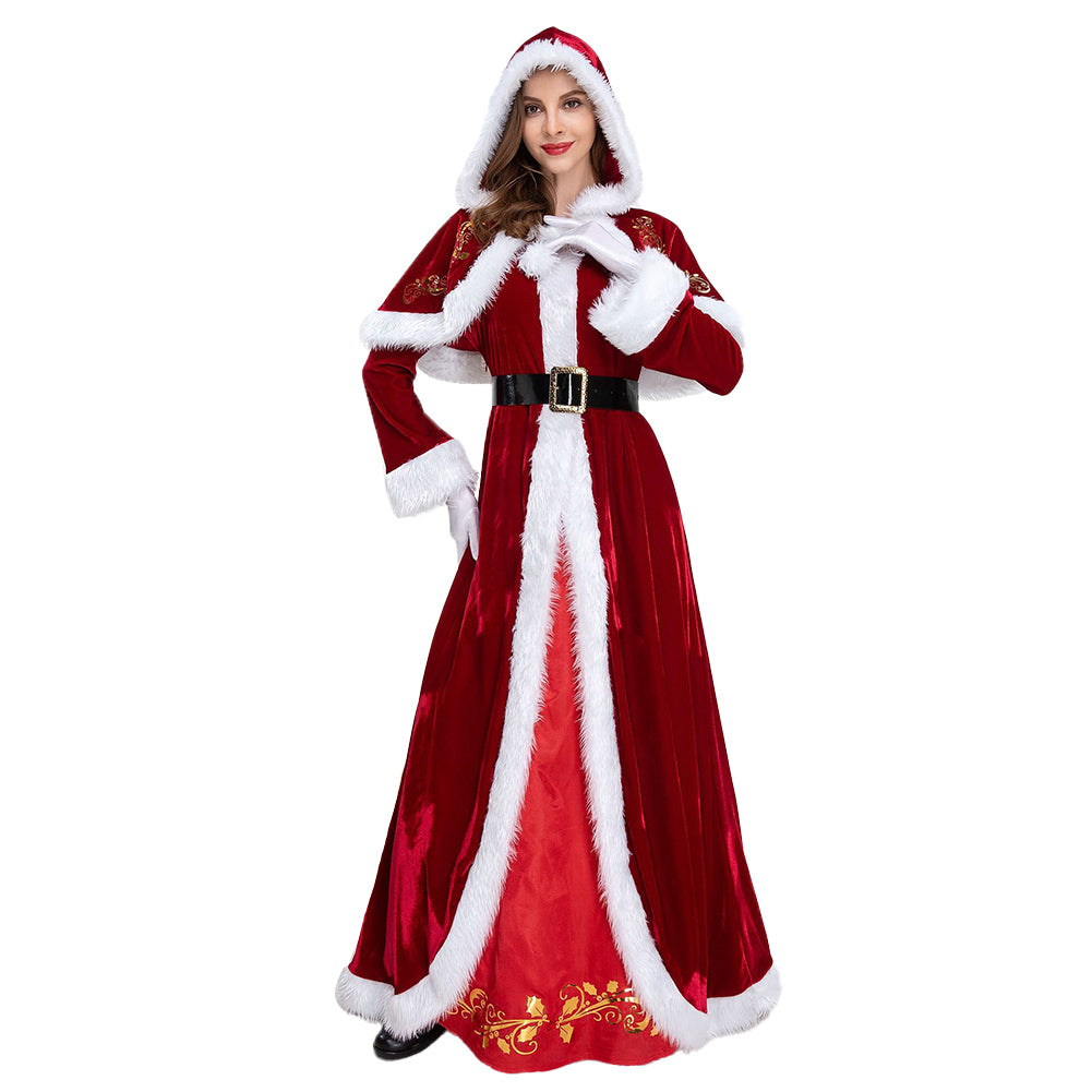 YESFASHION Christmas Dress Plus Size Dress