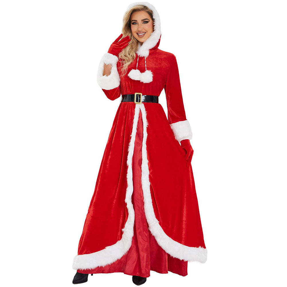 YESFASHION Stage Christmas Costume Dress  Carnival Party