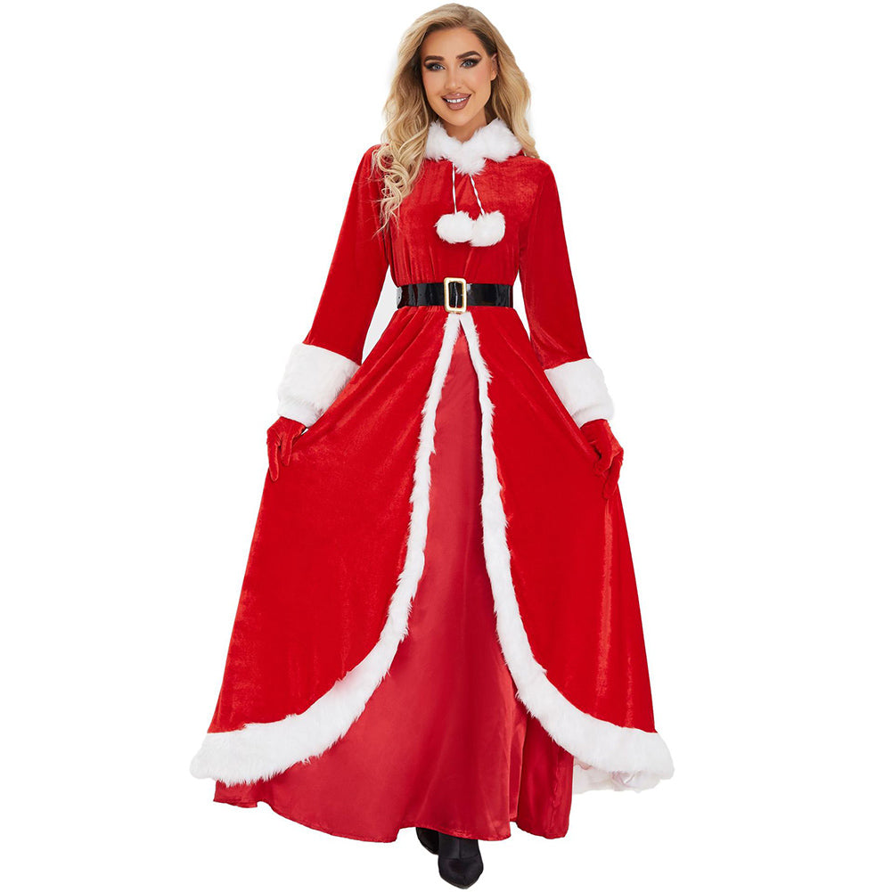 YESFASHION Stage Christmas Costume Dress  Carnival Party