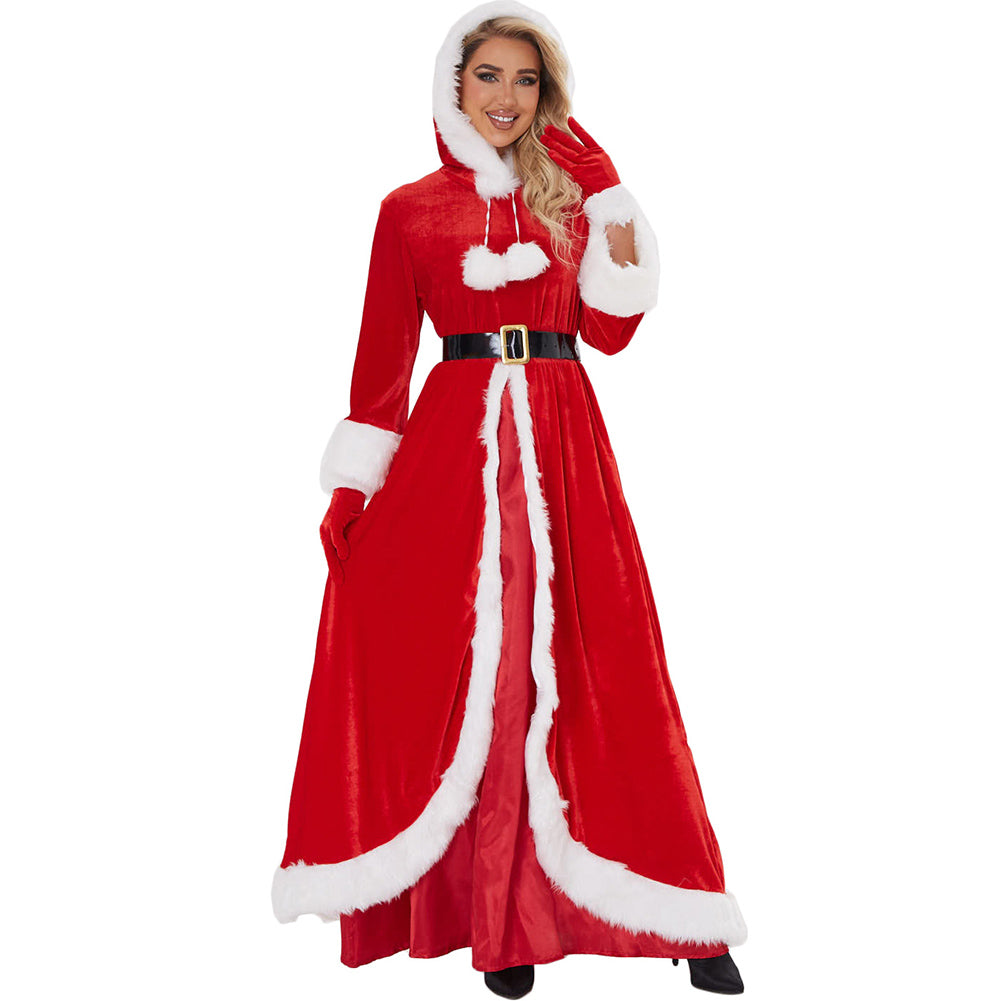 YESFASHION Stage Christmas Costume Dress  Carnival Party