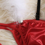 YESFASHION Sexy Lingerie Hollow Christmas Uniform Temptation Cos