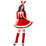 YESFASHION Christmas Bunny Costume Christmas Cosplay