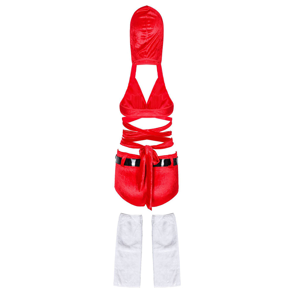 YESFASHION Christmas Costume Sexy Lingerie Group Ds Lead Dance Stage