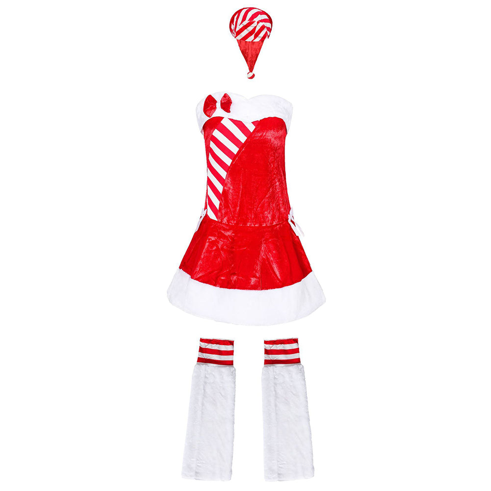 YESFASHION Stage Performance Christmas Costume Set