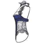 YESFASHION See Through Sexy Jumpsuit Sexy Lingerie