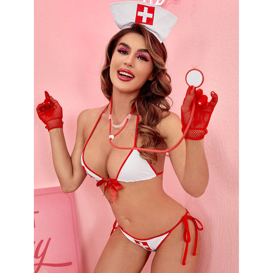 YESFASHION Sexy Lingerie Cosplay Game Little Nurse Uniform