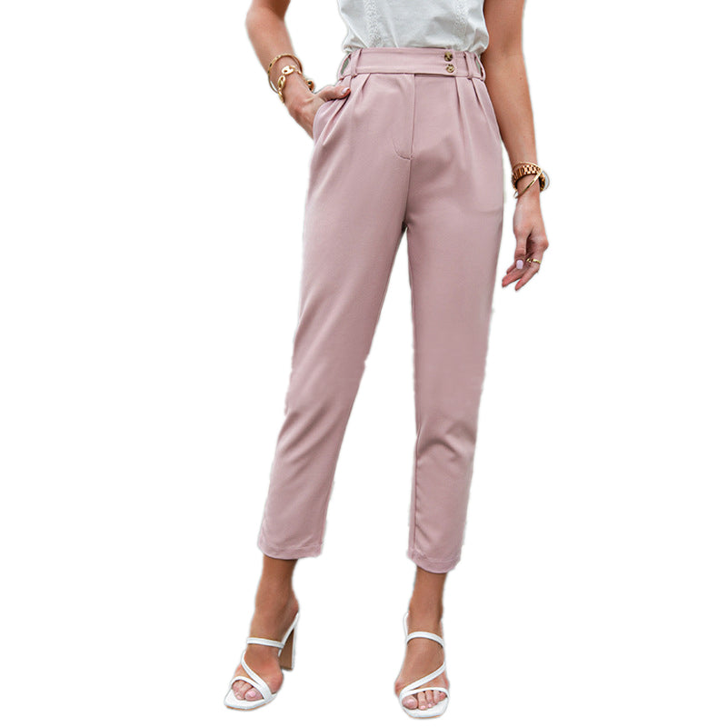 YESFASHION Spring And Summer New Pencil Casual Pants