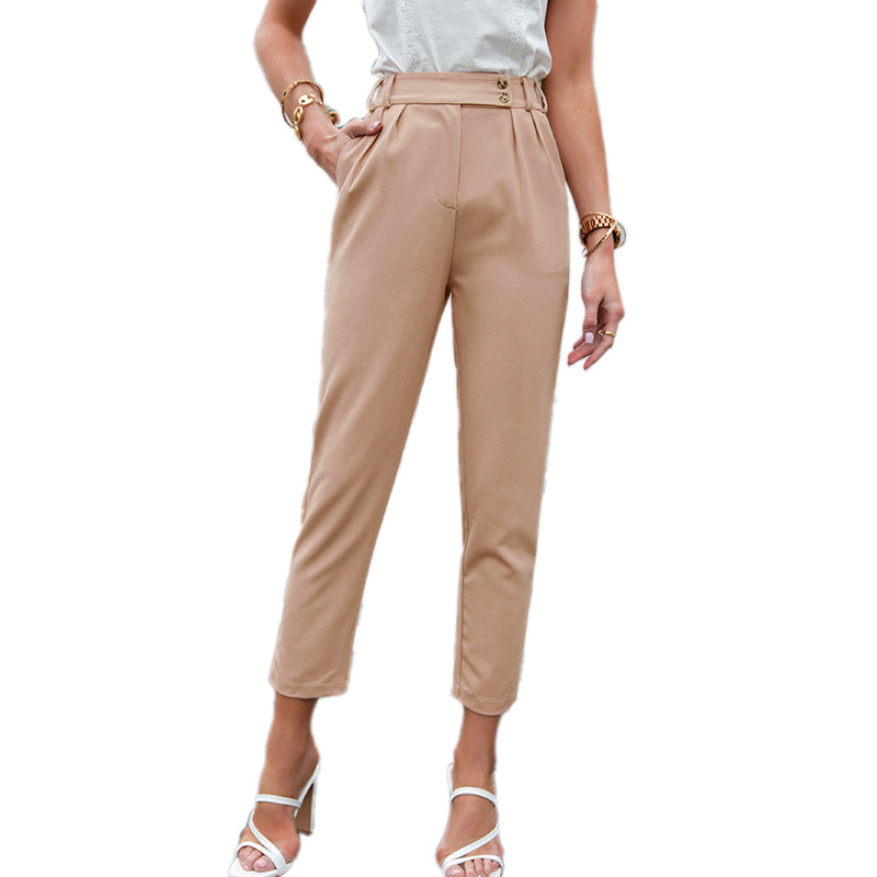 YESFASHION Spring And Summer New Pencil Casual Pants