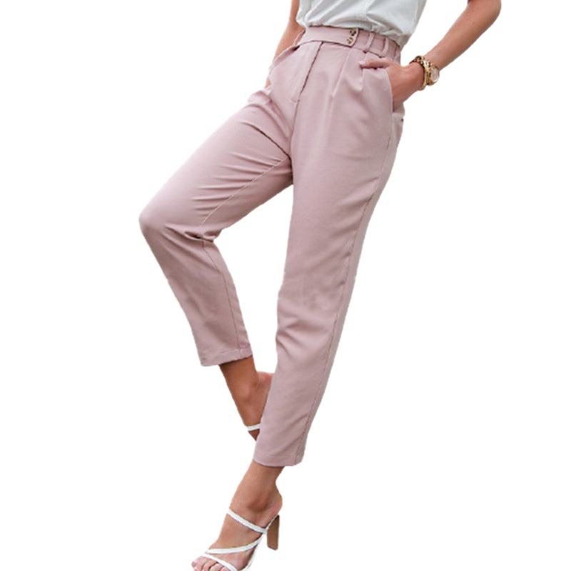 YESFASHION Spring And Summer New Pencil Casual Pants