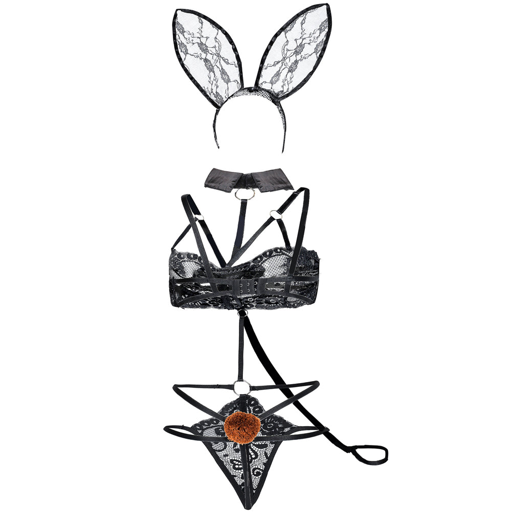 YESFASHION Bunny Cos Cosplay Bunny Costume Rabbit Women Uniform