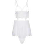 YESFASHION Sexy See-through Sexy Lingerie Ladies Pajamas