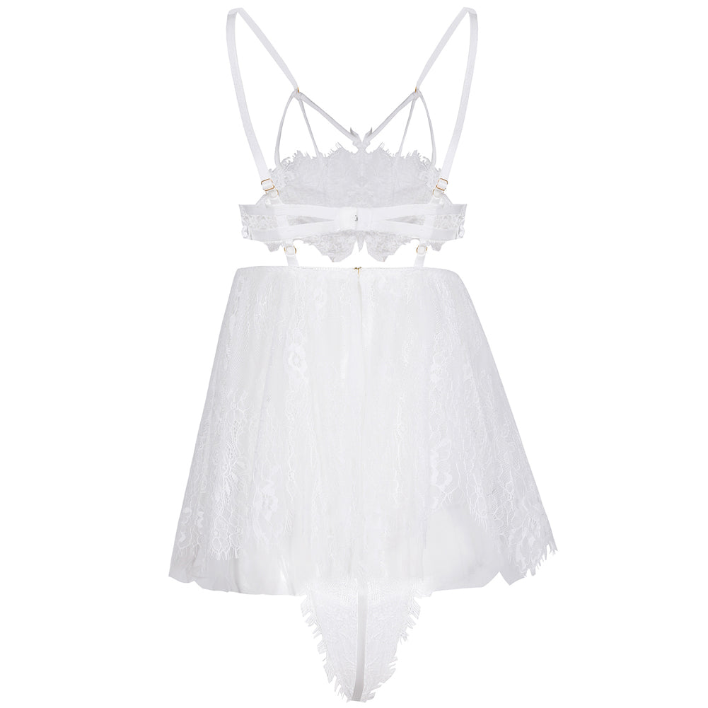 YESFASHION Sexy See-through Sexy Lingerie Ladies Pajamas