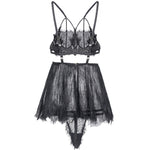 YESFASHION Sexy See-through Sexy Lingerie Ladies Pajamas