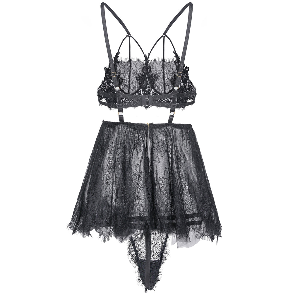 YESFASHION Sexy See-through Sexy Lingerie Ladies Pajamas