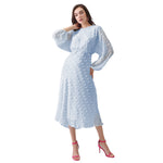 YESFASHION Long-sleeved French Style High-end Casual Dress