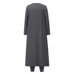 YESFASHION Knit Trio Set Slim Fit Tank Tops Trousers Pants