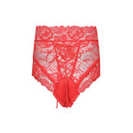 YESFASHION Women See-through Sexy Underwear Briefs High Waist