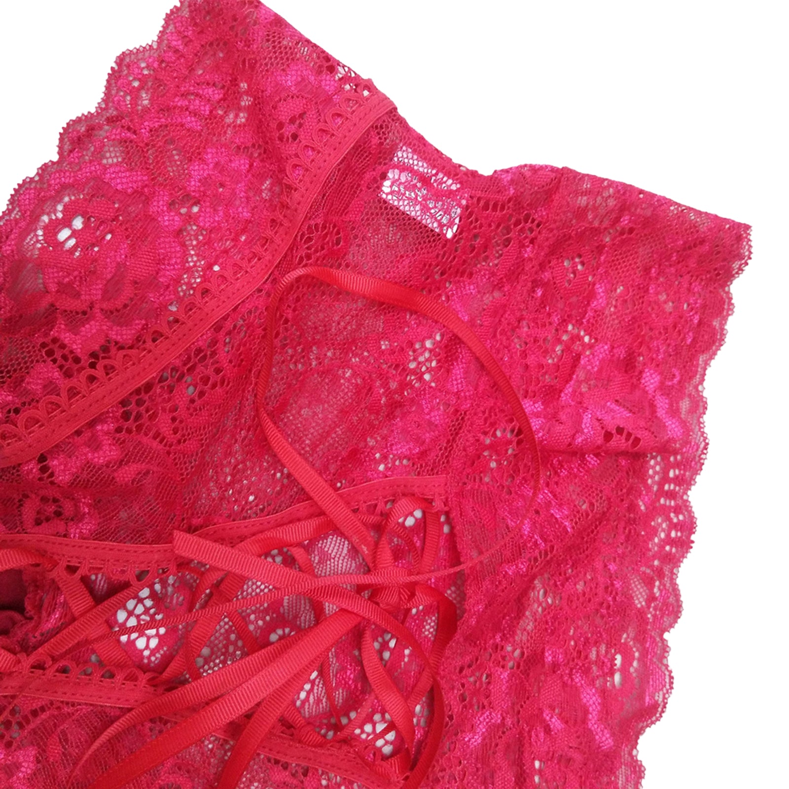 YESFASHION Women See-through Sexy Underwear Briefs High Waist