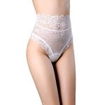 YESFASHION Women See-through Sexy Underwear Briefs High Waist
