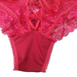 YESFASHION Women See-through Sexy Underwear Briefs High Waist