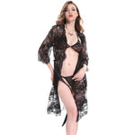 YESFASHION Sexy Lingerie Long Skirt Adult Ladies Eyelash Set Suit