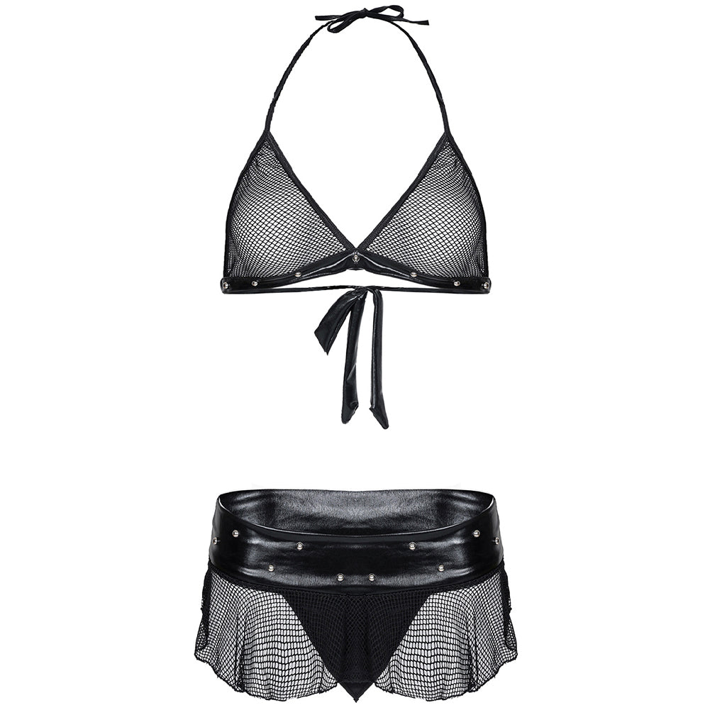 YESFASHION Women One-piece Sexy Sexy Lingerie Uniform Underwear