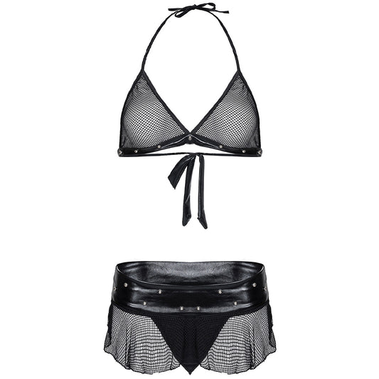 YESFASHION Women One-piece Sexy Sexy Lingerie Uniform Underwear