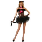 YESFASHION Leopard Print Role Play Women Cosplay Sexy Lingerie Cat