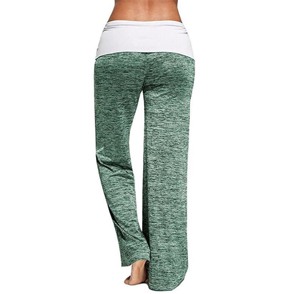 YESFASHION Women Sports Trousers Outdoor Casual Wide-leg Pants